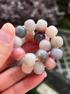 Dreamy Pink-Purple Bodhi Bracelet for Daily Peace 13mm