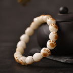 Fortune Jewel Cute Cat Paw Claw Bodhi Seed Peace Bracelet