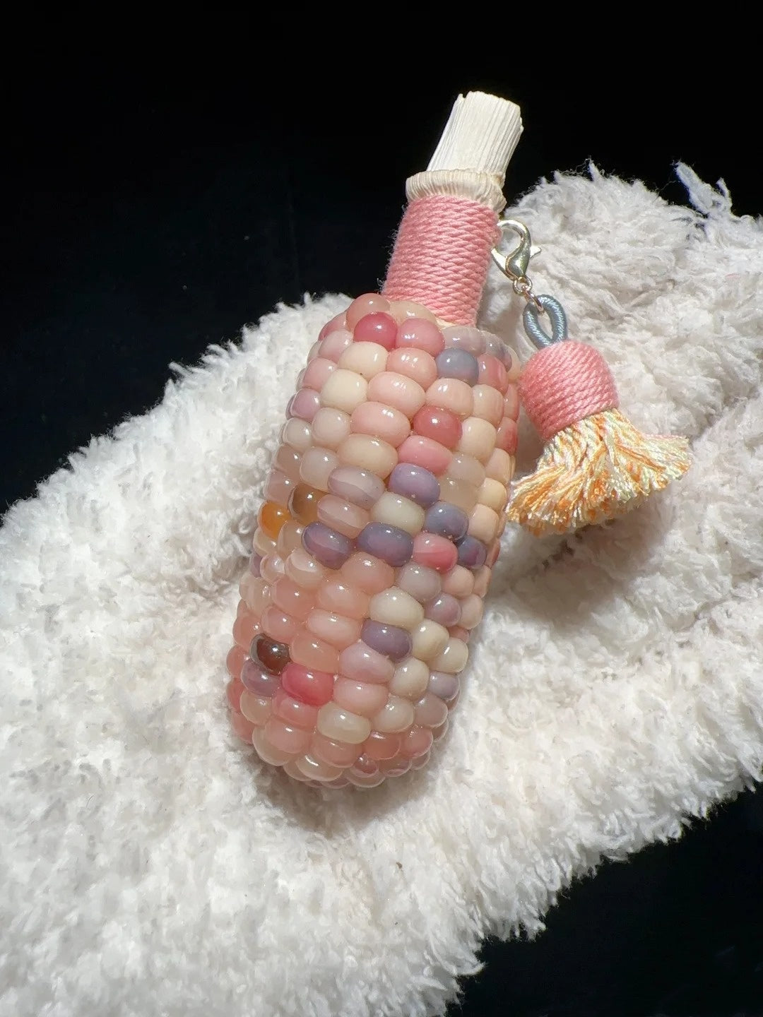 Blush Pink Chunky Corn Charms for Fidgeting