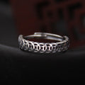 Fortune Jewel Vintage Copper Coin Design Luck Adjustable Ring