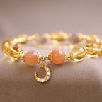 Fortune Jewel Blessed Moon Citrine Abundant Energy Bracelet