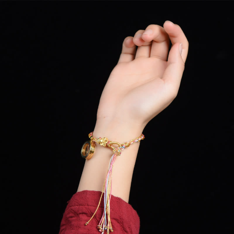 Fortune Jewel Tibetan Handmade Luck Colorful String Single Double Wrap Braided Bracelet