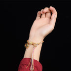 Fortune Jewel Tibetan Handmade Luck Colorful String Single Double Wrap Braided Bracelet