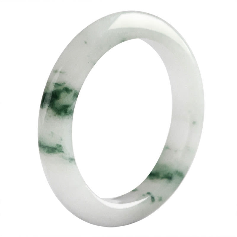 Fortune Jewel Natural Green Jade Luck Abundance Ring