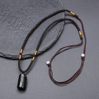 Black Tourmaline Healing Stone Necklace