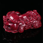 Fortune Jewel Tibetan Cinnabar Pixiu Calm Bracelet