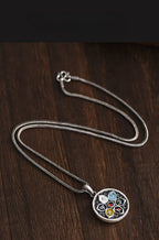 Pure Silver Safety Buckle Pendant