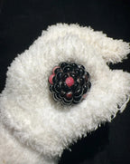 Pink-Dotted Black Corn Charms for Fidgeting & Relaxation