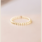 Buddha3bodhi Ultra-fine 2mm Yellow Crystal Ring