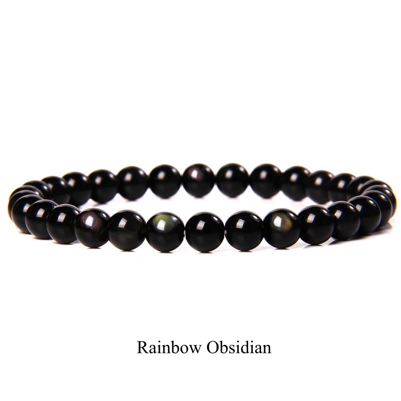 Fortune Jewel Natural Stone Quartz Healing Beads Bracelet