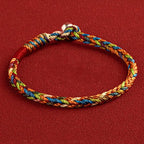 Fortune Jewel "May you be healthy and happy" Lucky Multicolored Bracelet Includes Gift Message Card Fortune Jewel