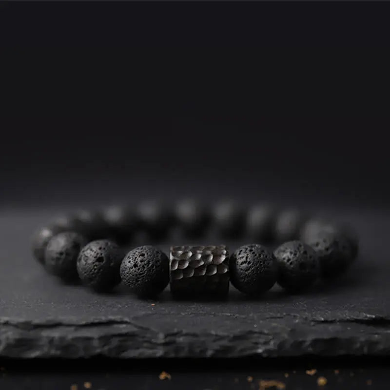 Fortune Jewel "Wishing Strength to Rise from Within" Lava Rock Bracelet Includes Gift Message Card Fortune Jewel
