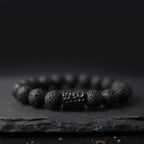 Fortune Jewel "Wishing Strength to Rise from Within" Lava Rock Bracelet Includes Gift Message Card Fortune Jewel