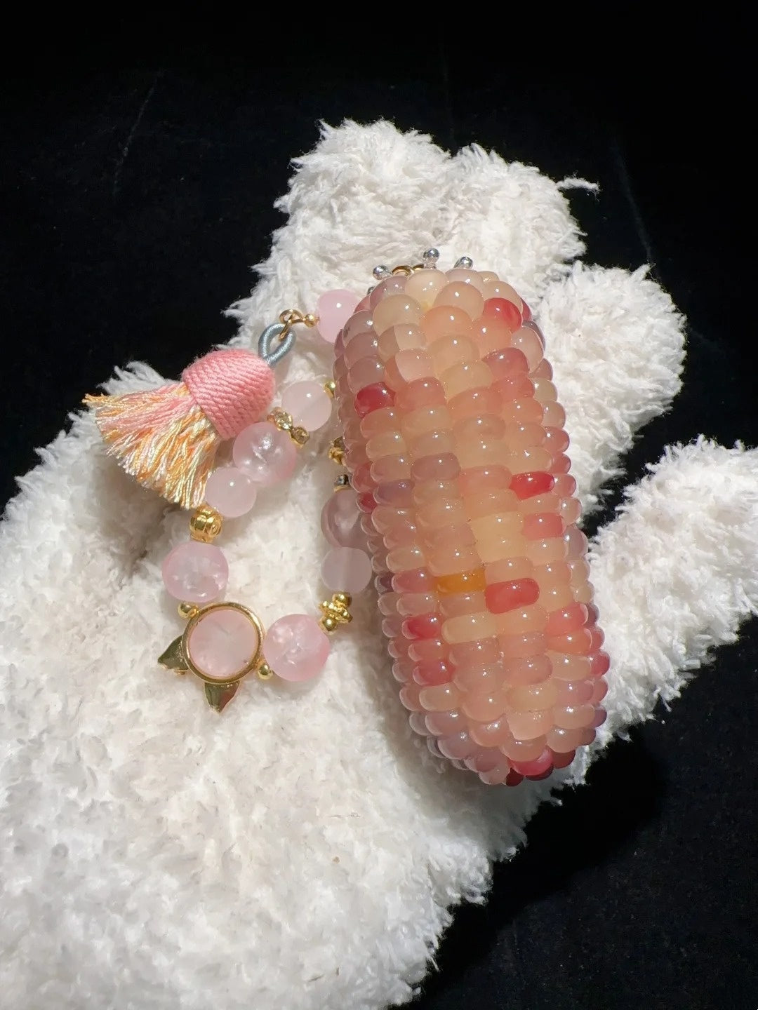Jelly-Like Clear Natural Corn Charms for Fidgeting