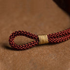 Fortune Jewel 925 Sterling Silver Handmade Chinese Zodiac Natal Buddha Cyan Bodhi Seed Protection Braided Red String Bracelet