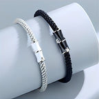 Fortune Jewel Bamboo Pattern Healing Couple Rope Bracelet