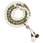 Fortune Jewel Natural Green Sandalwood Bodhi Seed Soothing Bracelet