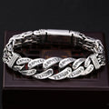 Fortune Jewel Om Mani Padme Hum Engraved Peace Purity Bracelet