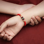 Fortune Jewel Tibetan Handmade Colorful King Kong Knot Five Elements Luck Braid String Bracelet
