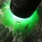 Fortune Jewel 108 Mala Beads Cyan Jade Red Agate Laughing Buddha Luck Bracelet Fortune Jewel