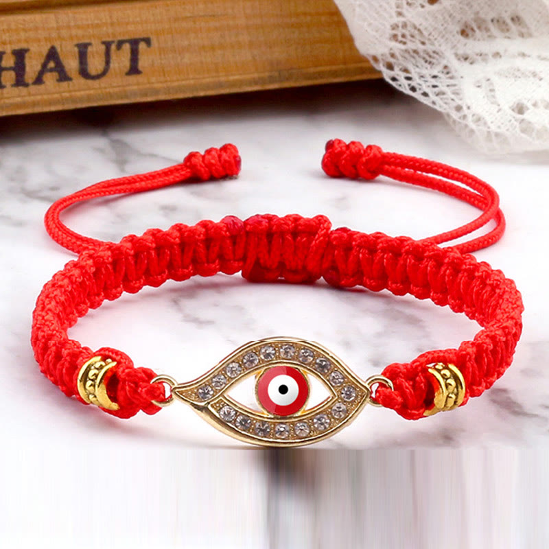Fortune Jewel Evil Eye Keep Away Evil Spirits String Bracelet
