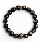 Fortune Jewel Chinese Zodiac Natal Buddha Obsidian Purification Bracelet