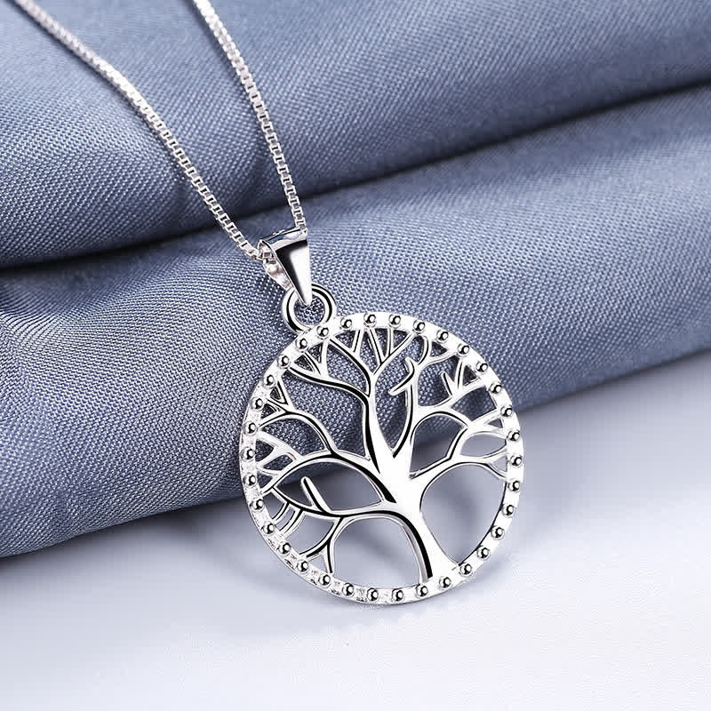 Fortune Jewel The Tree of Life 925 Sterling Silver Creation Necklace Pendant