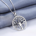 Fortune Jewel The Tree of Life 925 Sterling Silver Creation Necklace Pendant