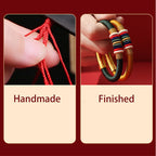 Fortune Jewel Tibetan Handmade Colorful King Kong Knot Five Elements Luck Braid String Bracelet