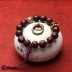 Fortune Jewel Bodhi Seed Bead Peace Calm Tassel Bracelet