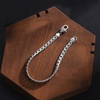 Fortune Jewel Double Dorje Vajra Strength Punk Copper Chain Bracelet Necklace