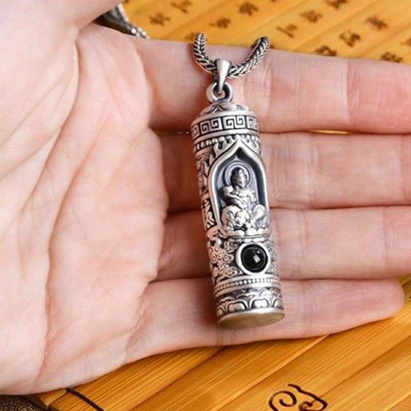 Fortune Jewel Chinese Zodiac Natal Buddha Projection Prosperity Necklace Pendant Fortune Jewel