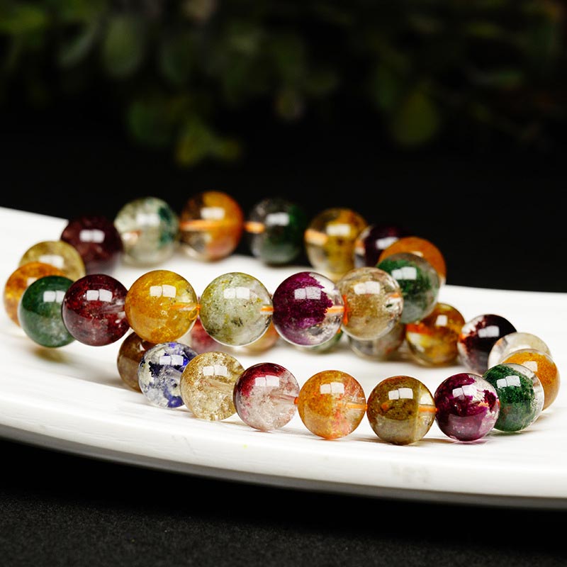 Fortune Jewel Natural Various Gemstone Crystal Love Bracelet