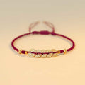 Fortune Jewel Copper Coin Fortune Tree Luck Strength Braided Bracelet