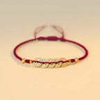 Fortune Jewel Copper Coin Fortune Tree Luck Strength Braided Bracelet