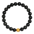 Fortune Jewel Natural Rainbow Obsidian Tiger Eye Positive Love Bracelet