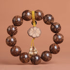 Fortune Jewel Plum Blossom Wood Inner Peace Bracelet