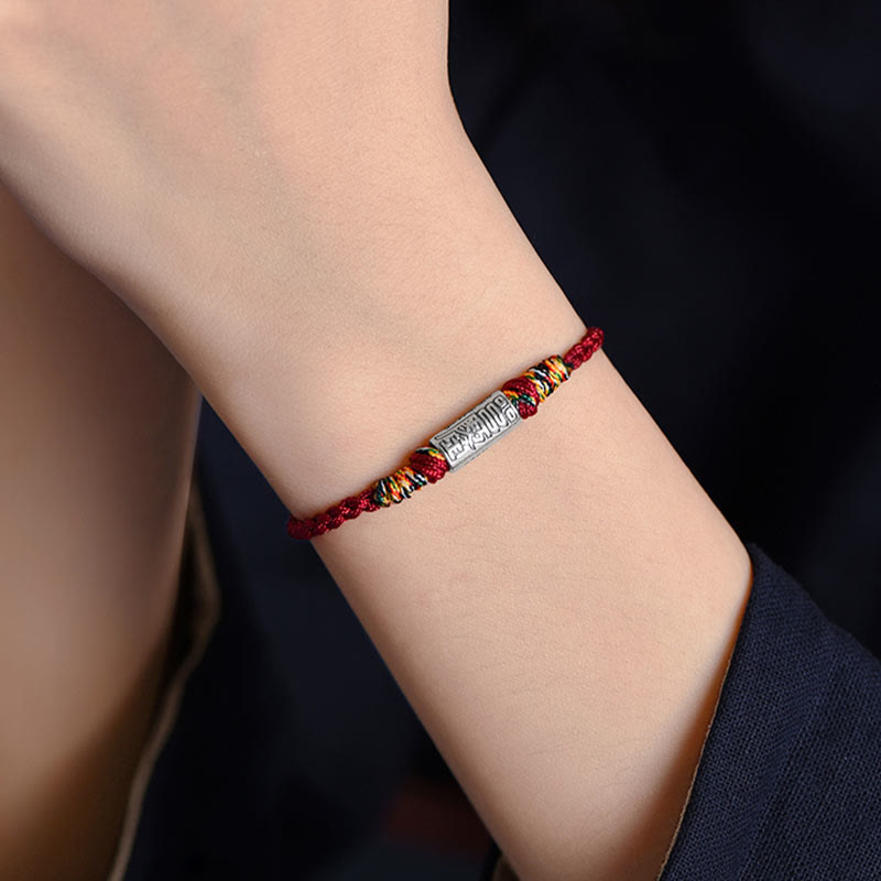 Fortune Jewel Handcrafted 925 Sterling Silver Everything Goes Well Design Protection Strength Bracelet Anklet