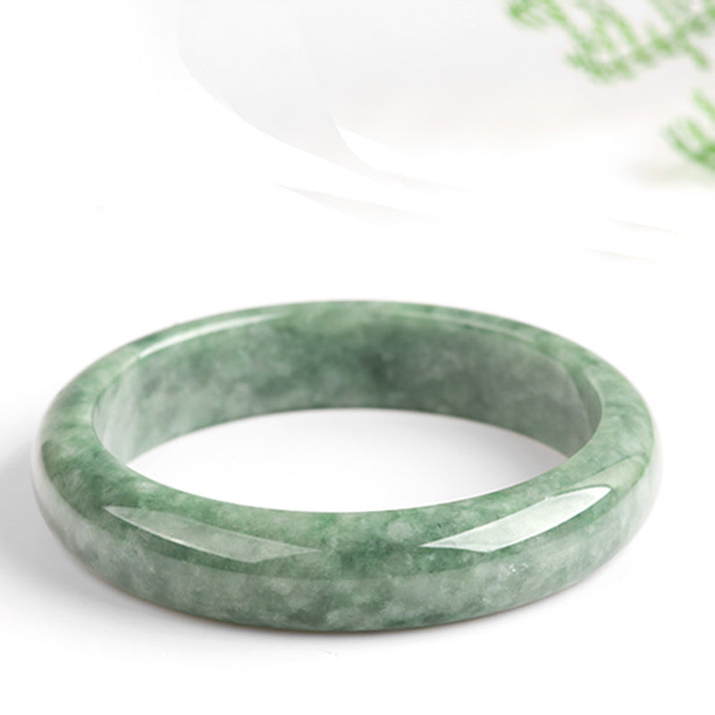Fortune Jewel Natural Jade Luck Wealth Bangle Bracelet