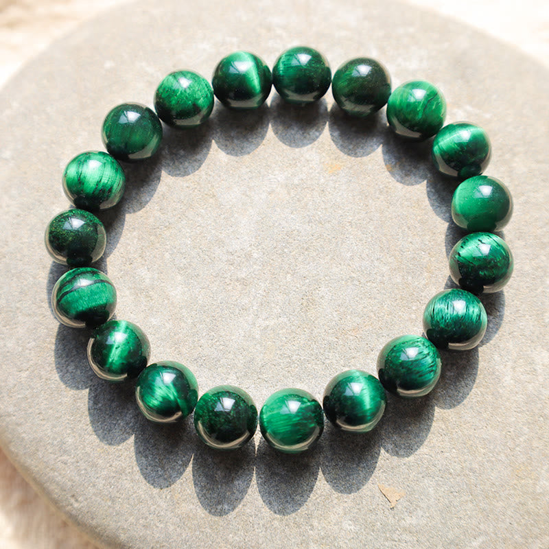 Fortune Jewel Tiger Eye Growth Healing Energy Bracelet