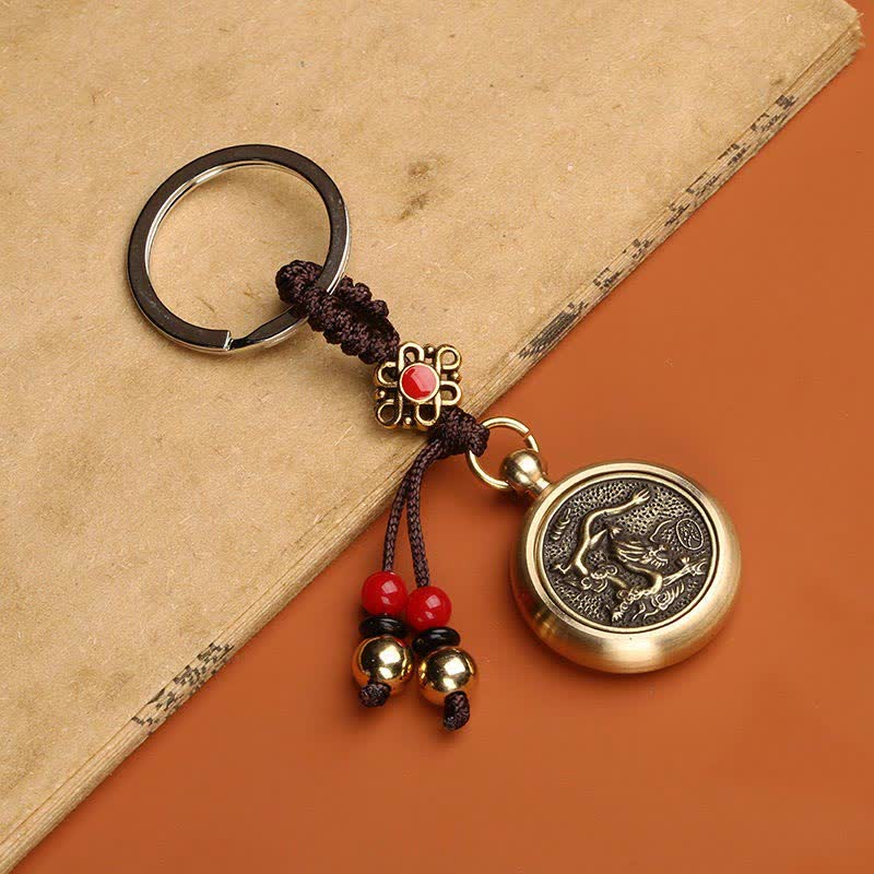 Fortune Jewel 12 Chinese Zodiac Blessing Wealth Fortune Keychain