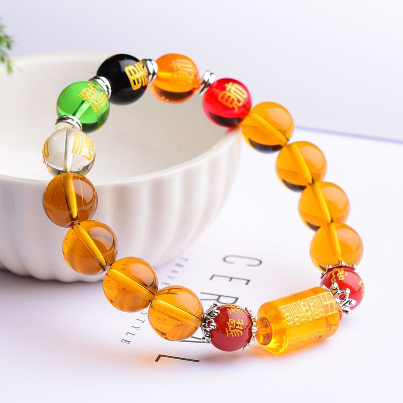 Fortune Jewel Natural Citrine Fortune Happiness Bracelet