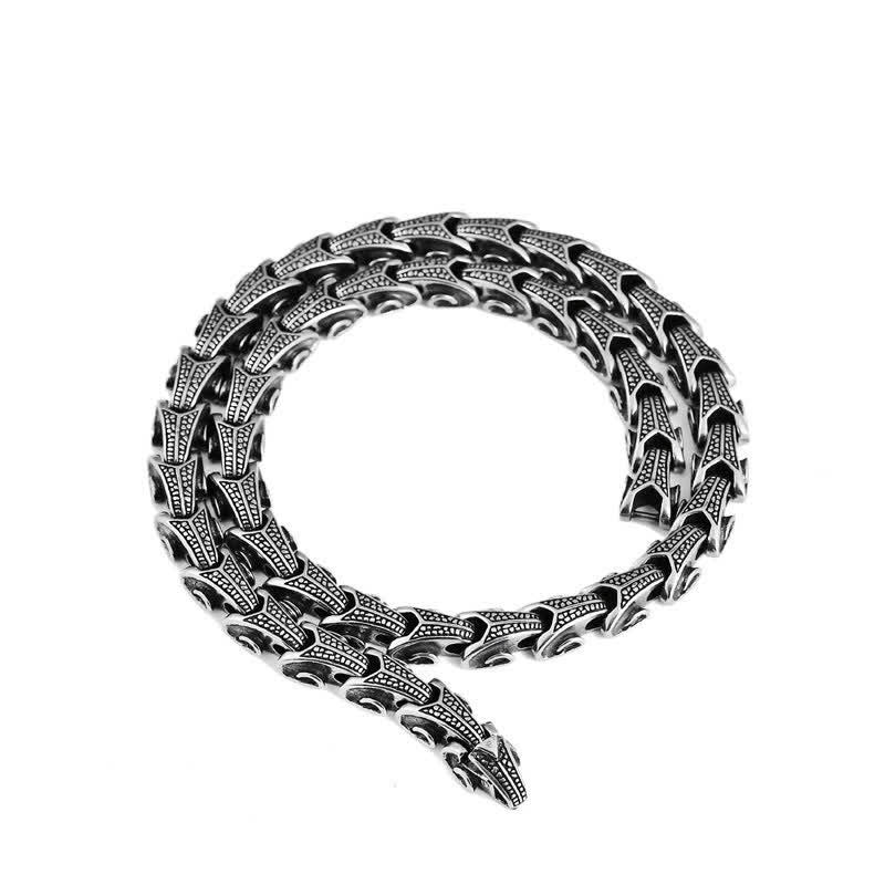 Fortune Jewel Dragon Pattern Titanium Steel Protection Necklace Pendant Bracelet Fortune Jewel
