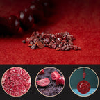Fortune Jewel Cinnabar Yin Yang Bagua Blessing Necklace Pendant