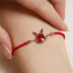 ❗❗❗A Flash Sale- Fortune Jewel 925 Sterling Silver Year of the Dragon Natural Red Agate Dragon Attract Fortune Fu Character Strength Bracelet Necklace Pendant Earrings