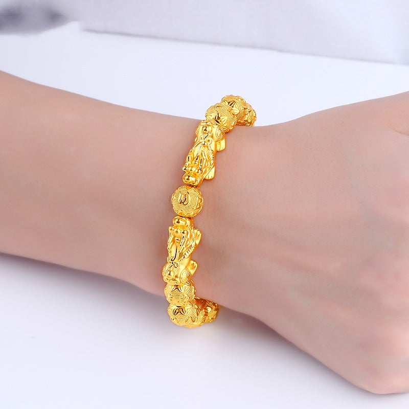Fashion Lucky Pixiu Bracelet – Men’s Birthday Gift for Dad or Boyfriend