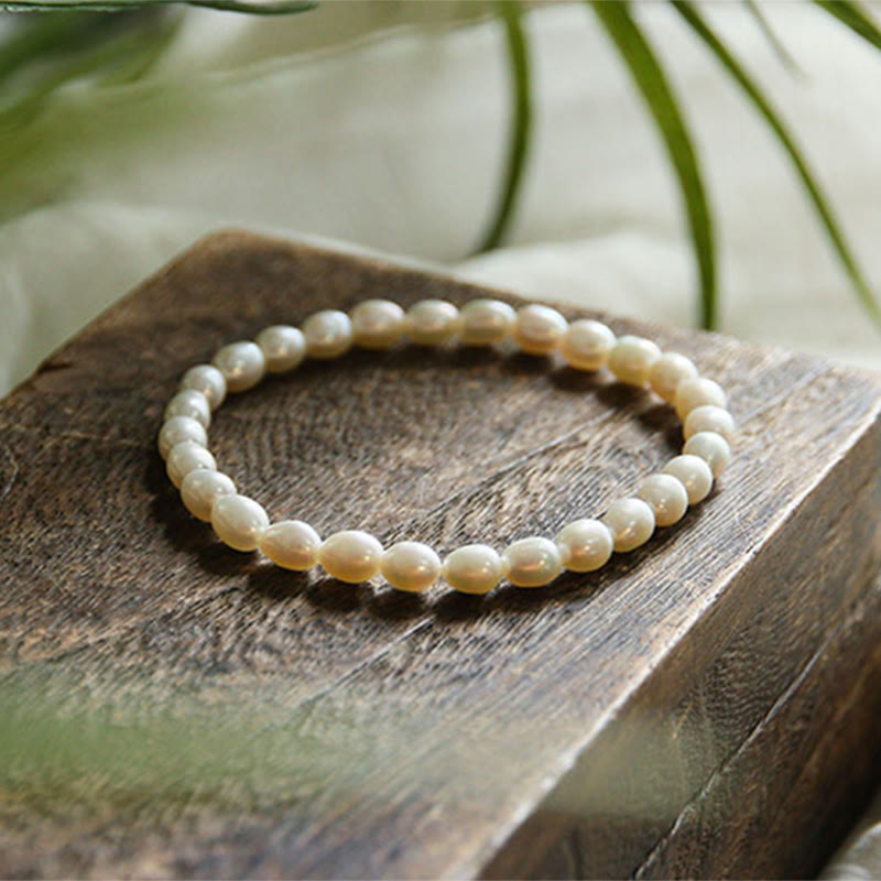 Fortune Jewel Natural Pearl Healing Beaded Bracelet