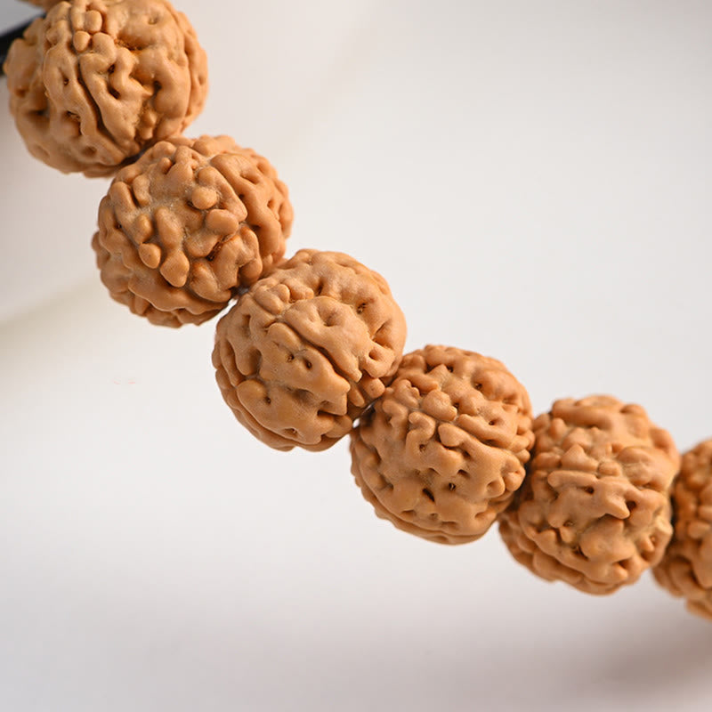 Fortune Jewel Tibet Rudraksha Bodhi Seed Wealth Auspiciousness Bracelet