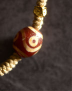 Charm Dzi Beads Necklace Tibetan Hand-Woven Dzi Stone Beads
