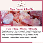 Fortune Jewel Rose Quartz Crystal Rabbit Healing Chain Bracelet